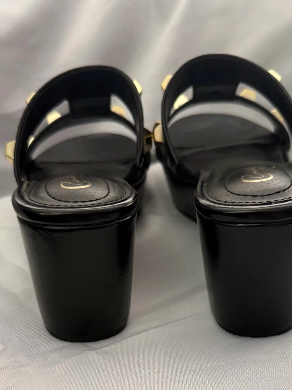 Comfort black wedge